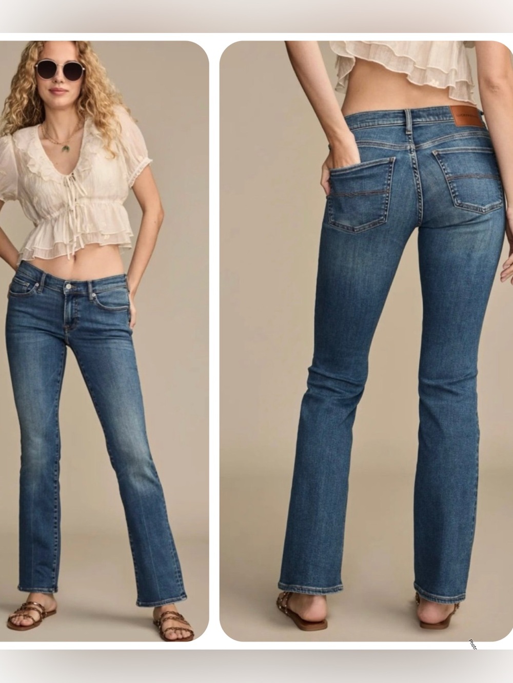 Lucky Brand Jeans Women's 28 Blue Mid-Rise Bootcut LIKE NEW!